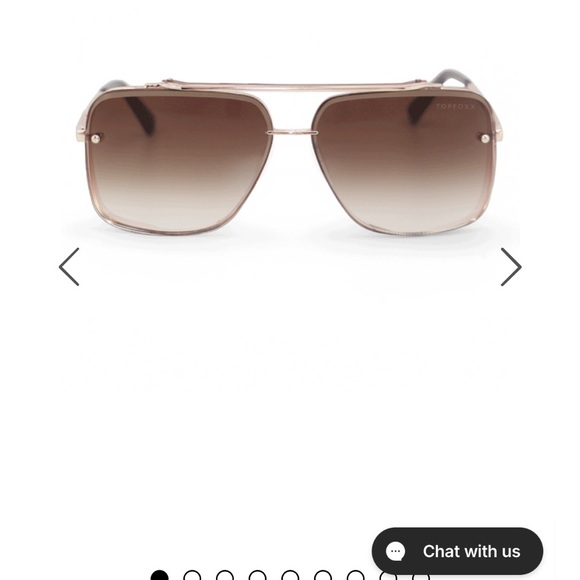Topfoxx Gradient Brown Sunglasses main image 5